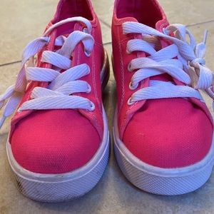 Pink Girls Heelys Sneakers 12.